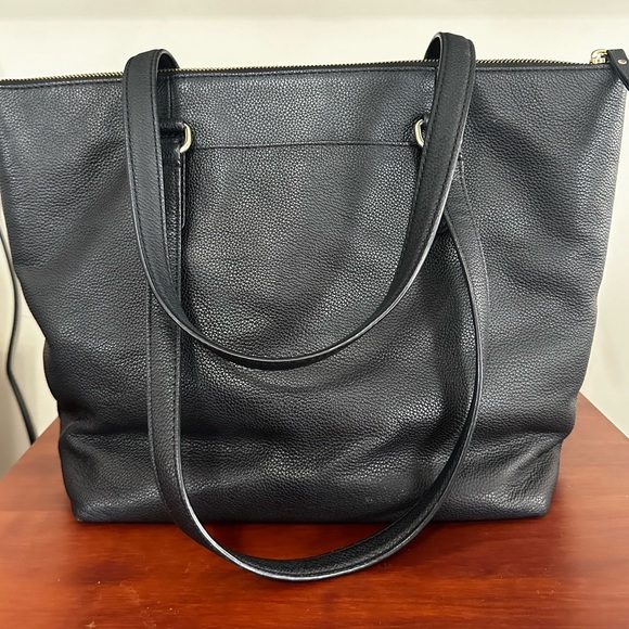 KATE SPADE | black pebble leather tote GUC! RETIRED! - Picture 4 of 11